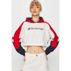 Tommy Sport - Bluza. Czerwone bluzy sportowe damskie Tommy Sport, s, z nadrukiem, z poliesteru, bez rękawów, z kapturem. Za 419,90 zł.