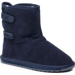 Buty EMU AUSTRALIA - Ryde K12134 Midnight. Niebieskie śniegowce dziewczęce EMU Australia, bez zapięcia. W wyprzedaży za 259,00 zł.