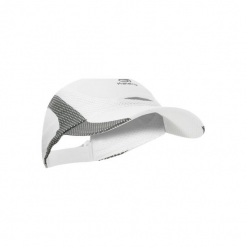 Czapka Z Daszkiem Do Biegania. Białe czapki z daszkiem damskie KALENJI, z materiału. Za 19,99 zł.