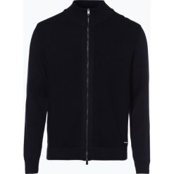 BOSS - Kardigan męski – Elfonte, niebieski. Niebieskie swetry rozpinane męskie Boss, m, z dzianiny, eleganckie. Za 849,95 zł.