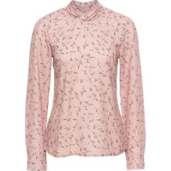 Bluzki damskie: Bluzka w kwiaty bonprix jasnoróżowy vintage w kwiatki