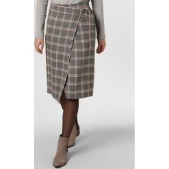 Marie Lund - Spódnica damska, szary. Szare spódniczki damskie Marie Lund, bez wzorów, klasyczne, kopertowe. Za 349,95 zł.