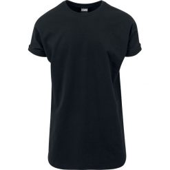 Urban Classics Long Shaped Turnup Tee T-Shirt czarny. Czarne koszulki męskie marki Urban Classics, l, bez wzorów, bez kołnierzyka. Za 62,90 zł.