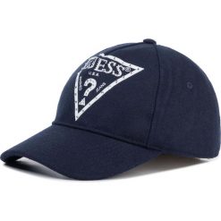 Czapka z daszkiem GUESS - Haidee Hats AW8339 COT01 BLU. Niebieskie czapki damskie Guess, z aplikacjami, z wiskozy. W wyprzedaży za 129,00 zł.