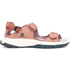 Salomon Tech Sandały Beżowy. Brązowe sandały damskie Salomon, w paski, ze skóry, bez obcasa, z paskami. Za 395,95 zł.