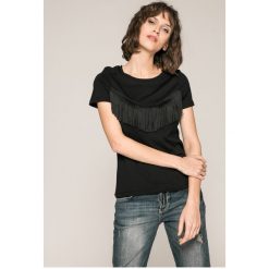 Tally Weijl - Top. Niebieskie topy damskie marki DOMYOS, z elastanu, street, z okrągłym kołnierzem. W wyprzedaży za 39,90 zł.
