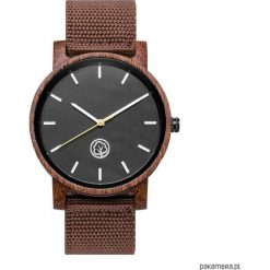 Drewniany Zegarek | Albert Nylon. Brązowe zegarki męskie Pakamera. Za 299,00 zł.