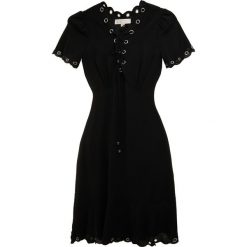 MICHAEL Michael Kors GROMMET NECKLINE Sukienka koktajlowa black/silver. Czarne sukienki koktajlowe marki MICHAEL Michael Kors, m, z elastanu. Za 949,00 zł.