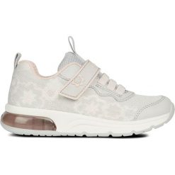 Sneakersy "Spaceclub" w kolorze szarym. Szare trampki dziewczęce geox kids, bez wzorów, z gumy, bez zapięcia. W wyprzedaży za 139,95 zł.