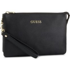 Torebka GUESS - Ariane Accessories PWRIAN P0120 BLA. Czarne kosmetyczki męskie Guess, z aplikacjami, ze skóry ekologicznej. Za 259,00 zł.