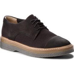 Jazzówki damskie: Oxfordy CLARKS – Zante Sienna 261337324 Black Canvas