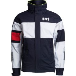 Kurtka HELLY HANSEN SALT LIGHT Granatowy. Niebieskie płaszcze męskie marki Helly Hansen, l, z nadrukiem, z polaru, bez kaptura, żeglarskie. W wyprzedaży za 776,00 zł.