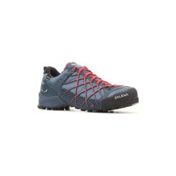 Buty Salewa MS Wildfire GTX 63487 8673. Niebieskie buty trekkingowe męskie marki Salewa, bez zapięcia, trekkingowe. Za 610,40 zł.