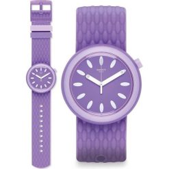 Zegarek SWATCH Zegarek damski Swatch PNV101. Fioletowe zegarki damskie marki Swatch. Za 276,06 zł.