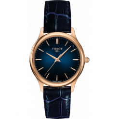 RABAT ZEGAREK TISSOT T-Gold T926.210.76.041.00. Niebieskie zegarki męskie TISSOT, złote. W wyprzedaży za 6424,00 zł.
