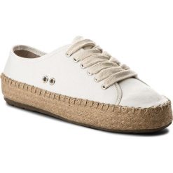 Espadryle EMU AUSTRALIA - Agonis W11411 Coconut. Białe espadryle damskie EMU Australia, bez wzorów, z tworzywa sztucznego, bez obcasa, na płaskiej podeszwie, bez zapięcia. W wyprzedaży za 219,00 zł.