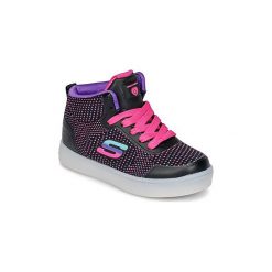 Buty Dziecko Skechers ENERGY LIGHTS. Czarne trampki dziewczęce Skechers, bez wzorów, bez zapięcia. Za 245,70 zł.