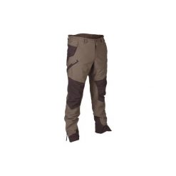 Spodnie myśliwskie Renfort 500. Pomarańczowe spodnie męskie SOLOGNAC, xl, bez wzorów, z poliesteru, sportowe. Za 249,99 zł.