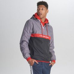 Sportowa kurtka typu anorak - Jasny szary. Szare kurtki sportowe męskie Cropp, s, bez wzorów, bez kaptura. Za 129,99 zł.