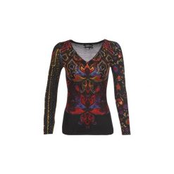 Swetry Desigual NEVADA. Szare swetry klasyczne damskie marki Desigual, l, z tkaniny, casualowe, z długim rękawem. Za 278,10 zł.