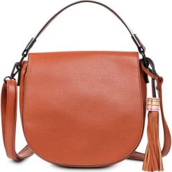 Torebka na ramię bonprix sarni brązowy. Pomarańczowe torebki klasyczne damskie marki bonprix, eleganckie, na ramię. Za 44,99 zł.