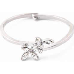 Bransoletki damskie: Pozłacana bransoletka z kryształkami Swarovski