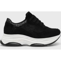Answear - Buty SDS. Czarne buty sportowe damskie ANSWEAR, bez wzorów, z materiału, sportowe. W wyprzedaży za 119,90 zł.