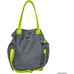 Torba Worek #Limonka na zamek. Szare torebki klasyczne damskie Pakamera. Za 135,00 zł.
