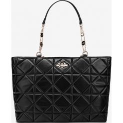 Love Moschino Torebka Czarny. Czarne torebki klasyczne damskie Love Moschino, bez wzorów, z materiału, bez dodatków. Za 1039,95 zł.