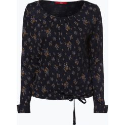 S.Oliver Casual - Damska koszulka z długim rękawem, niebieski. Niebieskie koszulki damskie marki s.Oliver Casual, s, w paski, z dżerseju, casualowe, bez kołnierzyka, z długim rękawem. Za 59,95 zł.