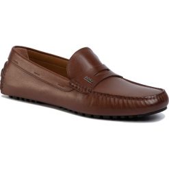 Mokasyny BOSS - Driver 50422742 10223712 01 Medium Brown 215. Pomarańczowe mokasyny męskie Boss, z aplikacjami, ze skóry, klasyczne. W wyprzedaży za 679,00 zł.