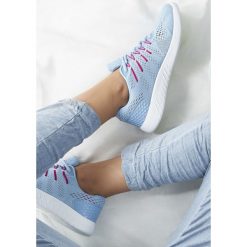 Jasnoniebieskie Buty Sportowe Should I?. Niebieskie buty sportowe damskie Born2be, bez wzorów, sportowe, do biegania. Za 79,99 zł.