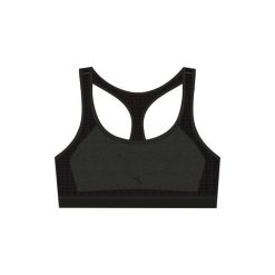 Stanik Pad 500. Czarne biustonosze DOMYOS, bez wzorów, z elastanu. Za 29,99 zł.