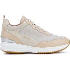 Geox - Buty. Białe buty sportowe damskie Geox, ze skóry. Za 559,90 zł.
