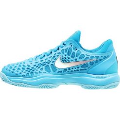 Buty sportowe damskie: Nike Performance AIR ZOOM CAGE 3 CLY Obuwie do tenisa Outdoor light blue fury/metallic silver