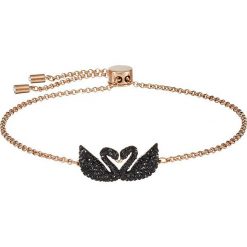 Bransoletki damskie na nogę: Swarovski ICONIC SWAN BRACELET Bransoletka rosegoldcolored/black