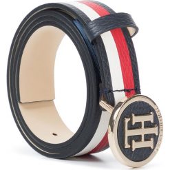 Pasek Damski TOMMY HILFIGER - Th Round Buckle Belt 3.0 AW0AW07143 0G1. Paski damskie TOMMY HILFIGER, w paski, ze skóry. W wyprzedaży za 219,00 zł.