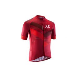Koszulka na rower MTB XC męska. Czerwone odzież rowerowa męska B'TWIN, m. Za 169,99 zł.