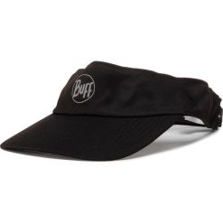 Daszek BUFF - Visor R-Solid 117251.999.10.00 Black. Czarne czapki damskie Buff, bez wzorów, z poliesteru. Za 89,00 zł.