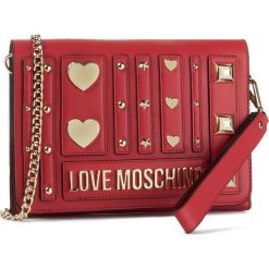 Torebka LOVE MOSCHINO - JC4242PP08KF0500 Rosso. Czerwone torebki klasyczne damskie Love Moschino, bez wzorów, ze skóry ekologicznej, eleganckie, bez dodatków. W wyprzedaży za 419,00 zł.
