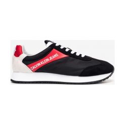 Calvin Klein Jerrold Tenisówki Czarny Czerwony. Czerwone trampki męskie Calvin Klein, bez wzorów, z jeansu, bez zapięcia. Za 497,95 zł.