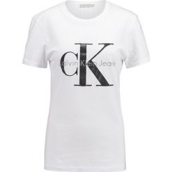 T-shirty męskie z nadrukiem: Calvin Klein Jeans Tshirt z nadrukiem bright white
