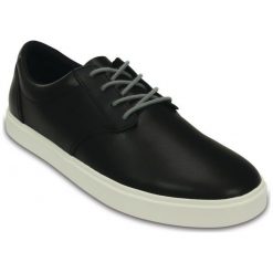 Crocs Buty Citilane Leather Lace-Up M Black/White 45-46 (m11). Czarne buty sportowe męskie marki Crocs, z materiału, bez zapięcia. W wyprzedaży za 229,00 zł.