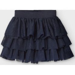 Mayoral - Spódnica dziecięca 86-98 cm. Niebieskie spódniczki dziewczęce Mayoral, bez wzorów, z elastanu, mini, rozkloszowane. Za 101,90 zł.