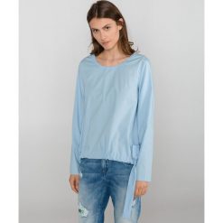 Marc O’Polo Bluzka Niebieski. Niebieskie bluzki damskie Marc O'Polo, bez wzorów, z elastanu, polo, bez rękawów. Za 412,95 zł.