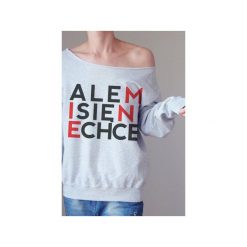 Ale mi się nie chce szara gruba z. Szare bluzy damskie One mug a day, m, z nadrukiem, z bawełny, bez rękawów, bez kaptura. Za 129,00 zł.