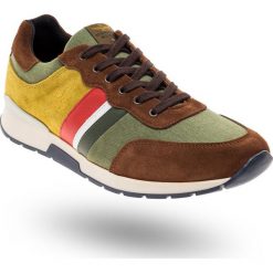 SNEAKERSY Aeronautica Militare. Pomarańczowe sneakersy męskie Aeronautica Militare, na sznurówki. Za 364,50 zł.