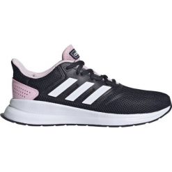 Buty do biegania adidas Runfalcon EF0152. Białe buty sportowe damskie Adidas, z materiału, klasyczne, do biegania. Za 155,00 zł.