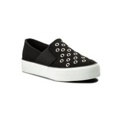 NYLON RED WSHQ1712. Czarne trampki i tenisówki damskie Nylon Red, bez wzorów, z nylonu, bez zapięcia. Za 69,99 zł.