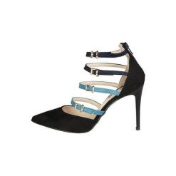 VERSACE 19.69 czółenka damskie Seline czarne 37. Czarne czółenka damskie Versace 19.69, bez wzorów, bez obcasa. Za 269,00 zł.